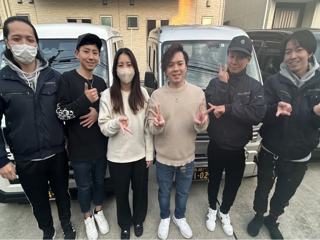 先輩ドライバーたちの集合写真